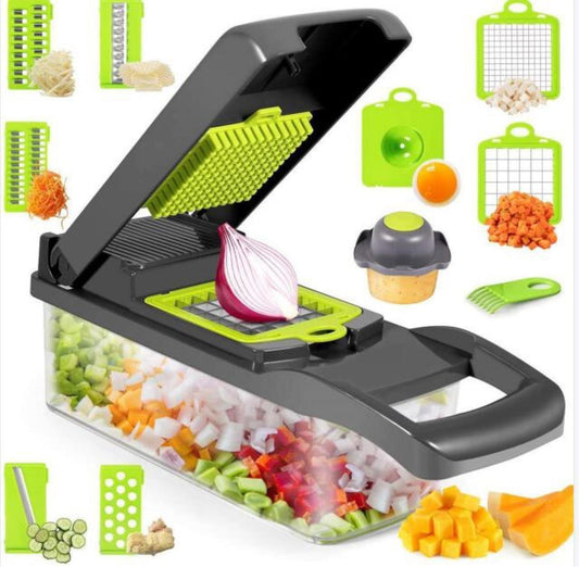 12-in-1 Magic Vegetable Chopper | Prep Meals in 10 Minutes! - The Urban Vogue