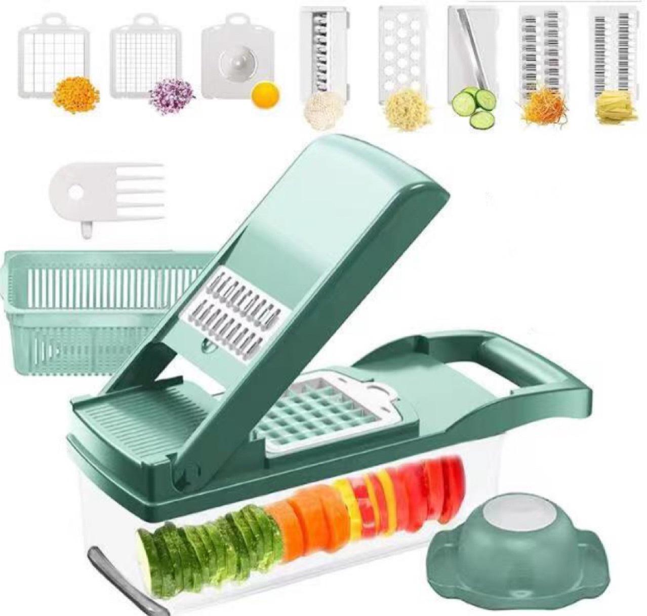 12-in-1 Magic Vegetable Chopper | Prep Meals in 10 Minutes! - The Urban Vogue