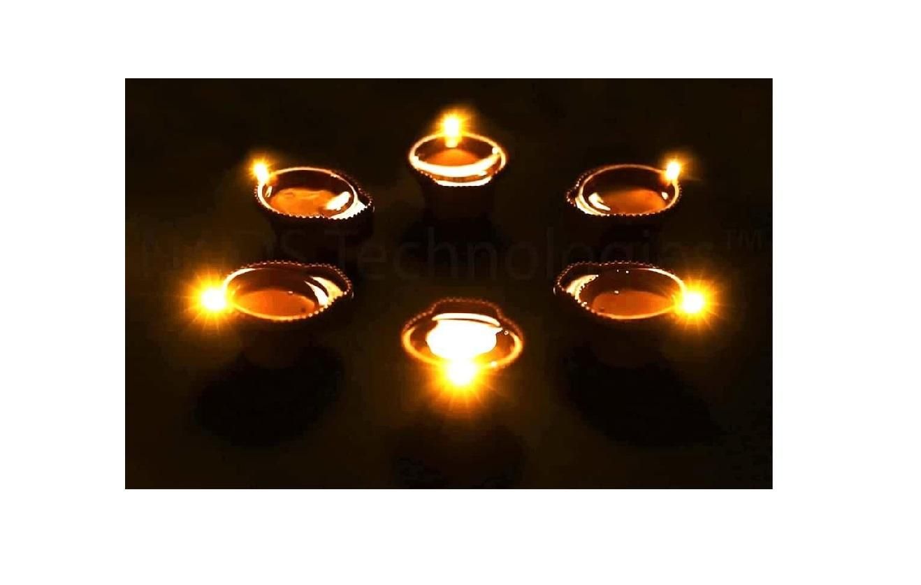 LED Light Water Sensor Diyas for Diwali - The Urban Vogue