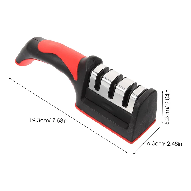 Professional 3-in-1 Ergonomic Knife Sharpener - The Urban Vogue