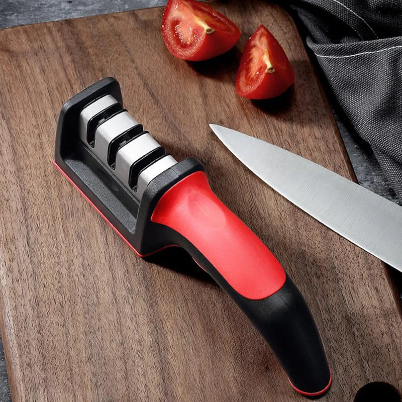 Professional 3-in-1 Ergonomic Knife Sharpener - The Urban Vogue